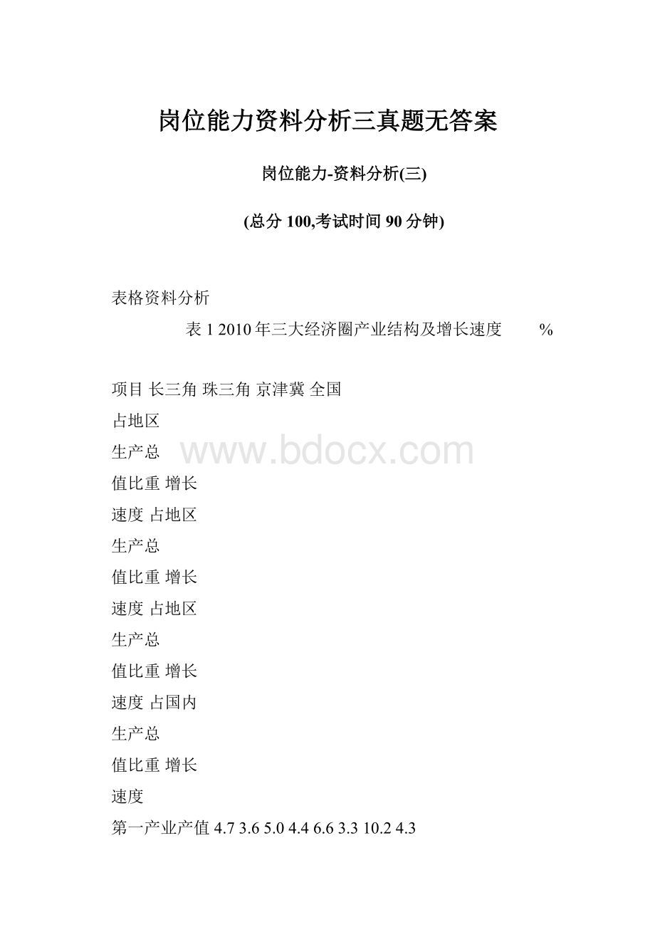 岗位能力资料分析三真题无答案.docx_第1页