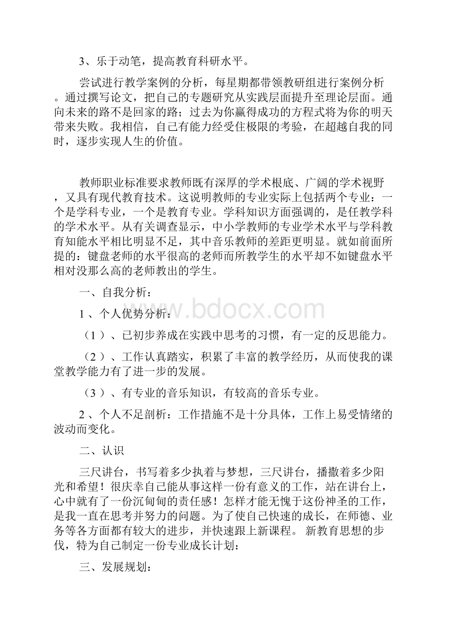 教师个人发展规划总结.docx_第3页