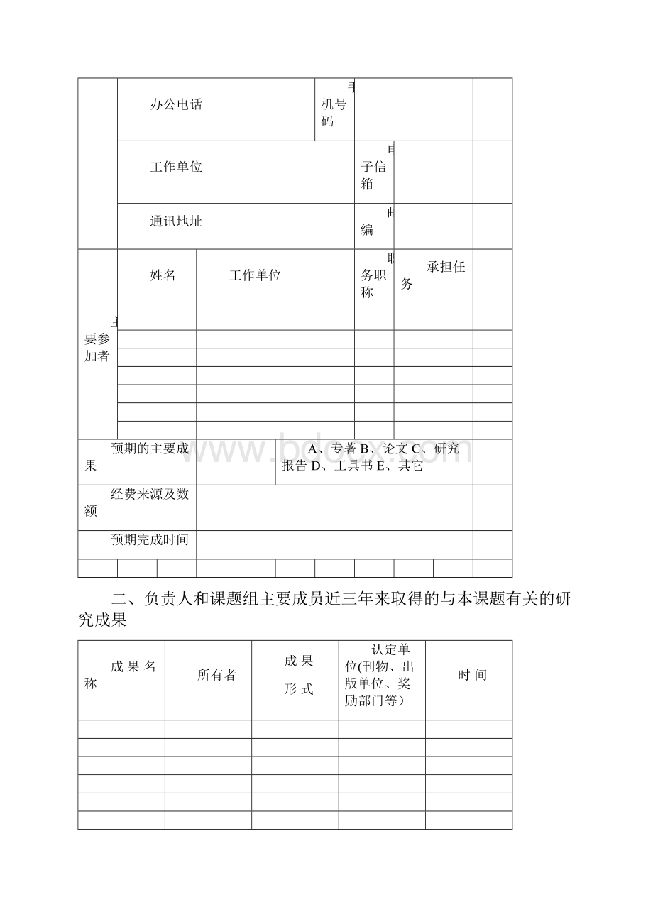 01中国教育学会教育科研专项课题课题申请书.docx_第2页