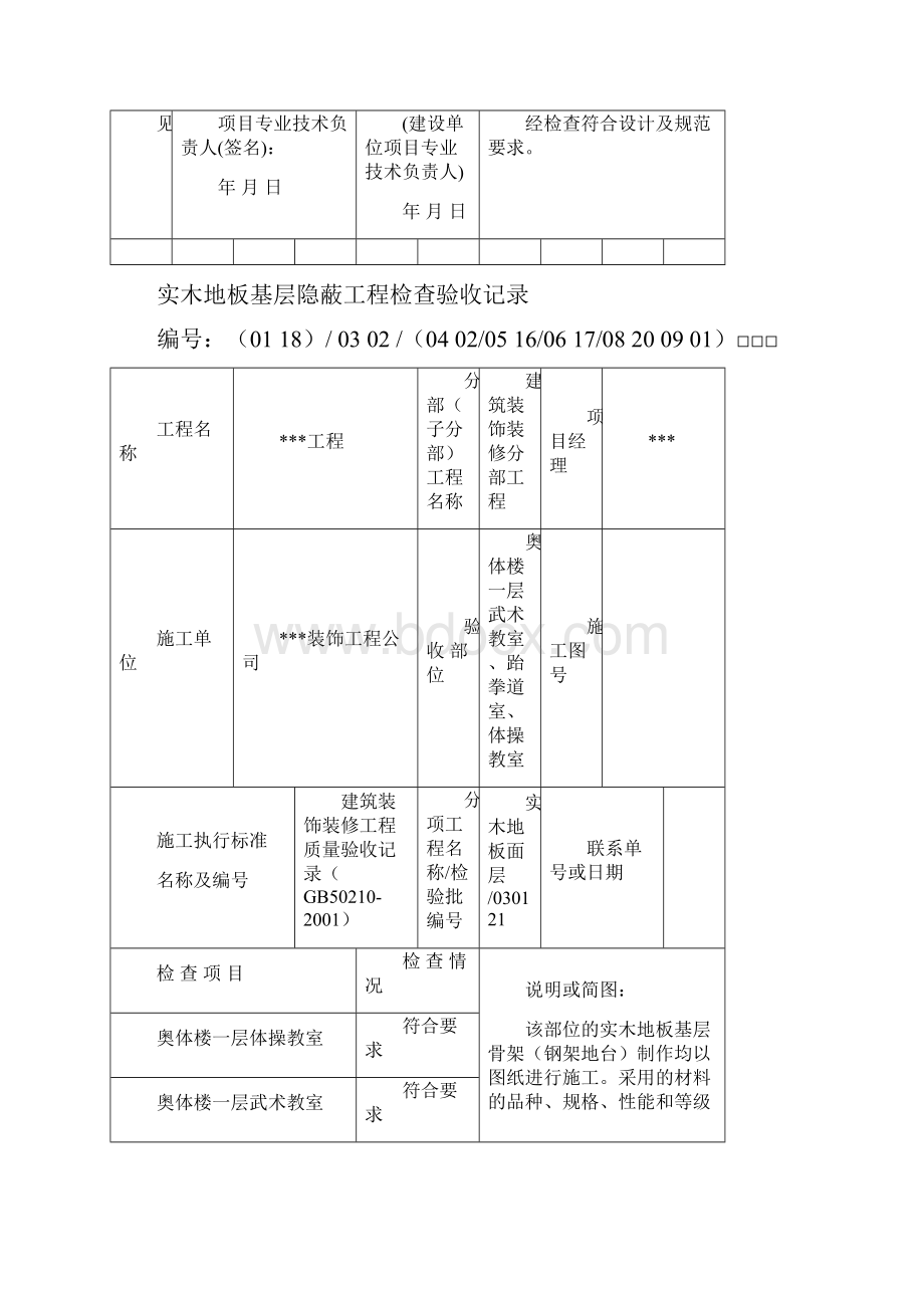 完整装饰装修工程全套隐蔽验收资料推荐文档.docx_第2页