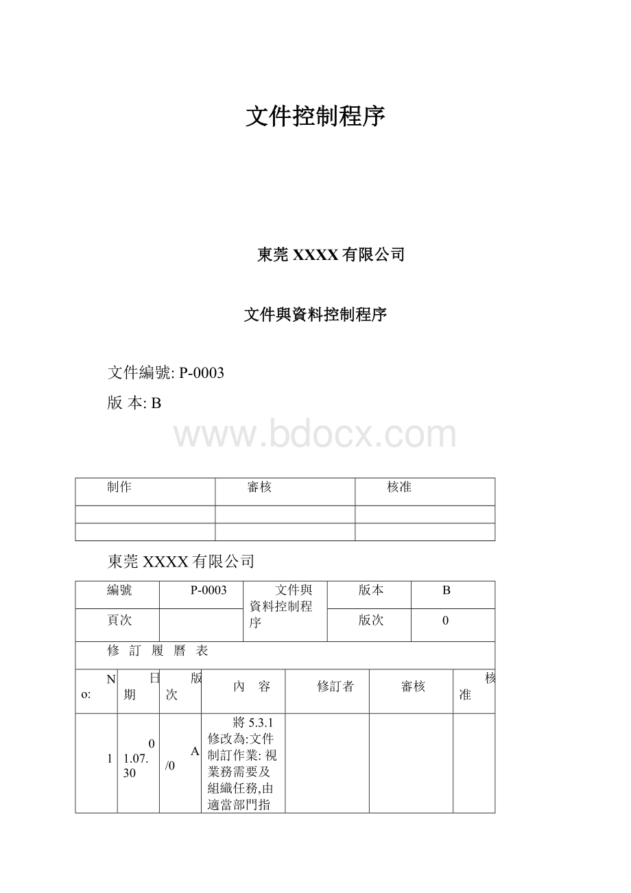 文件控制程序.docx