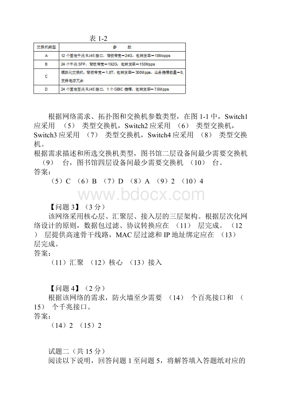 网络工程师考试上半年下午试题+讲解.docx_第3页