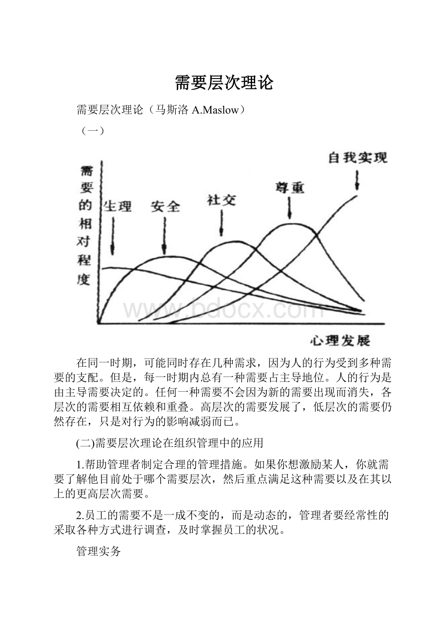 需要层次理论.docx