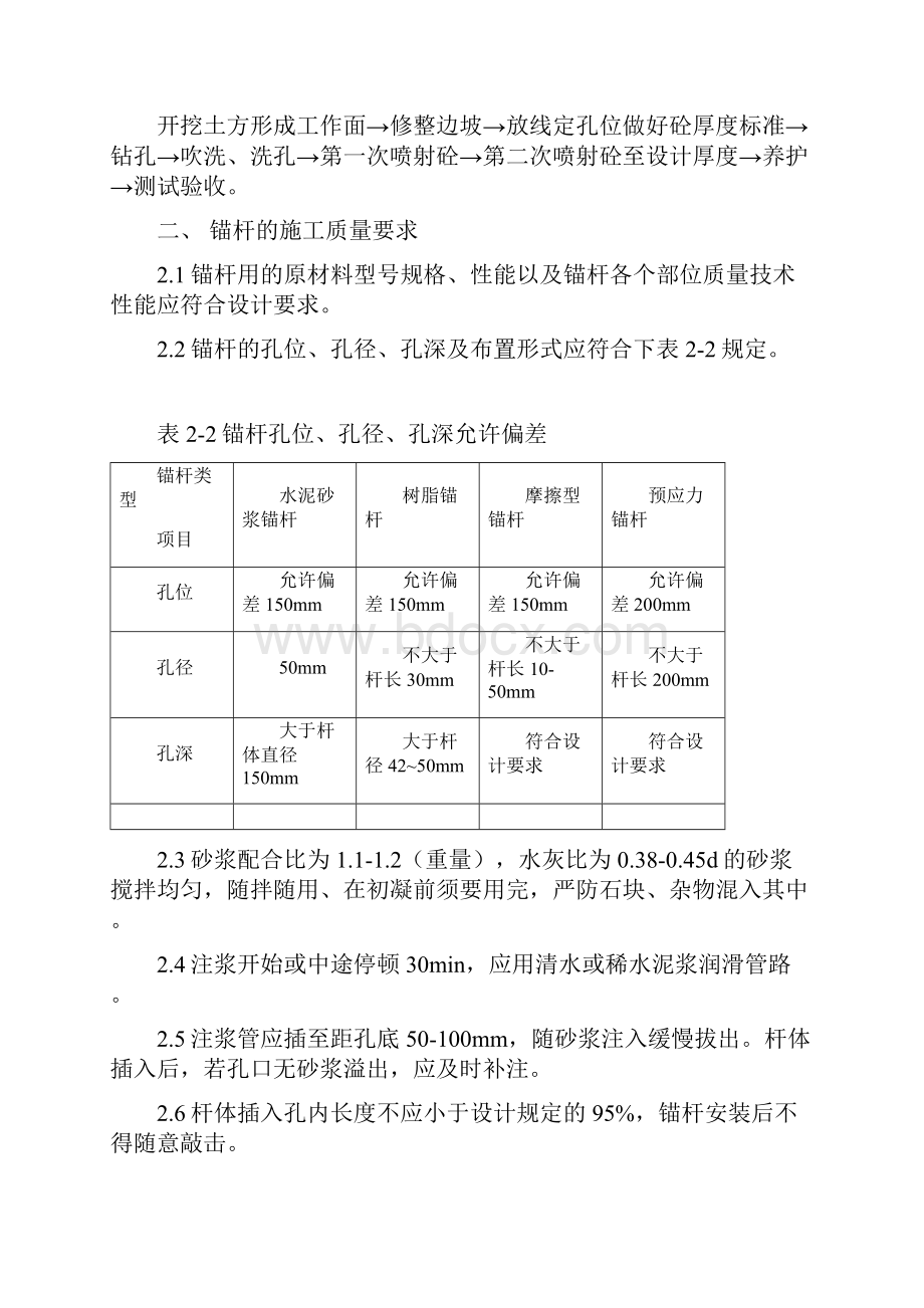 基坑支护喷锚工程监理细则.docx_第3页