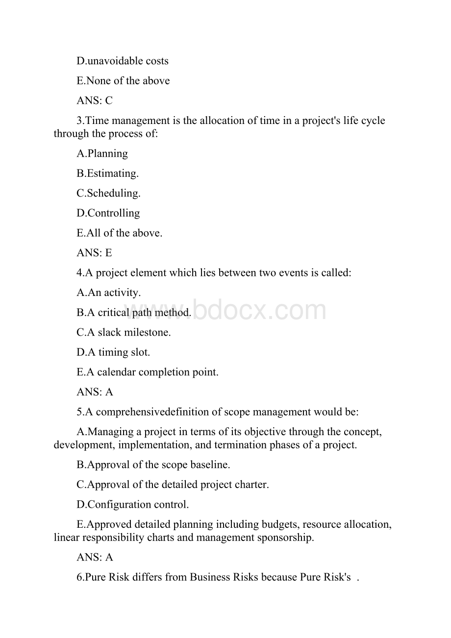 项目管理全英文试题.docx_第3页