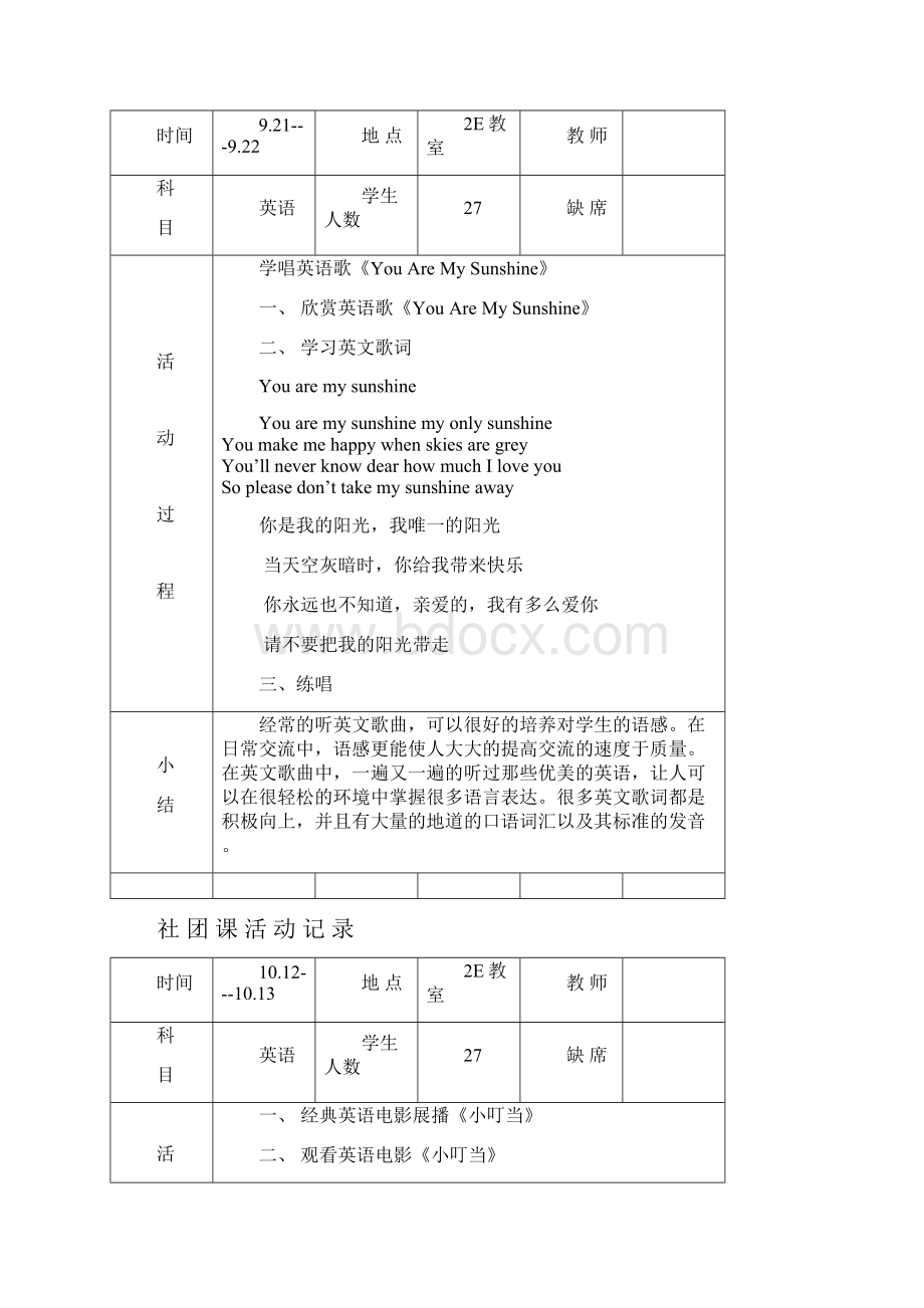 英语社团活动记录文本.docx_第2页