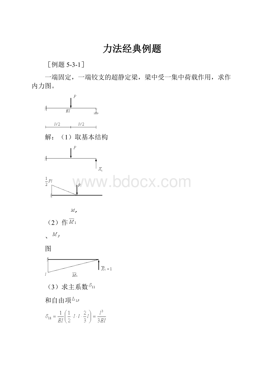 力法经典例题.docx_第1页