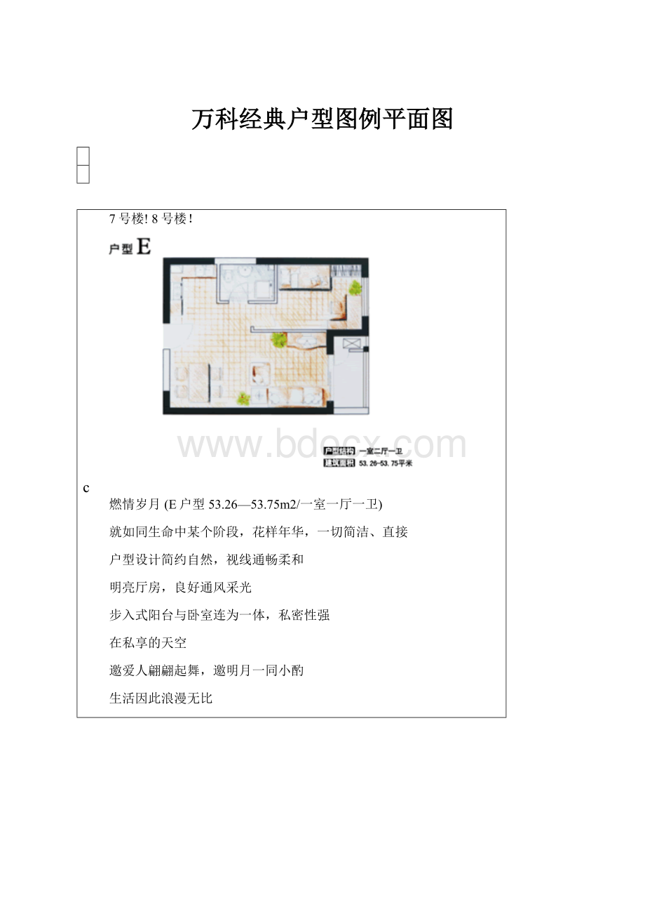 万科经典户型图例平面图.docx_第1页