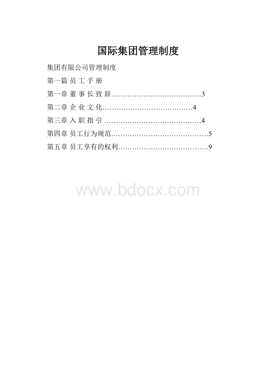 国际集团管理制度.docx