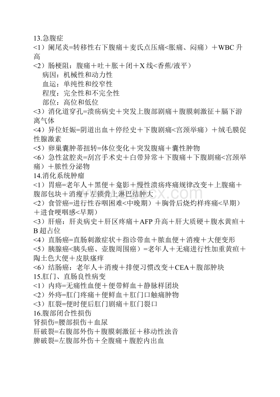 #医学各大系统重点精华总结诊断公式+辅助检查+治疗原.docx_第2页