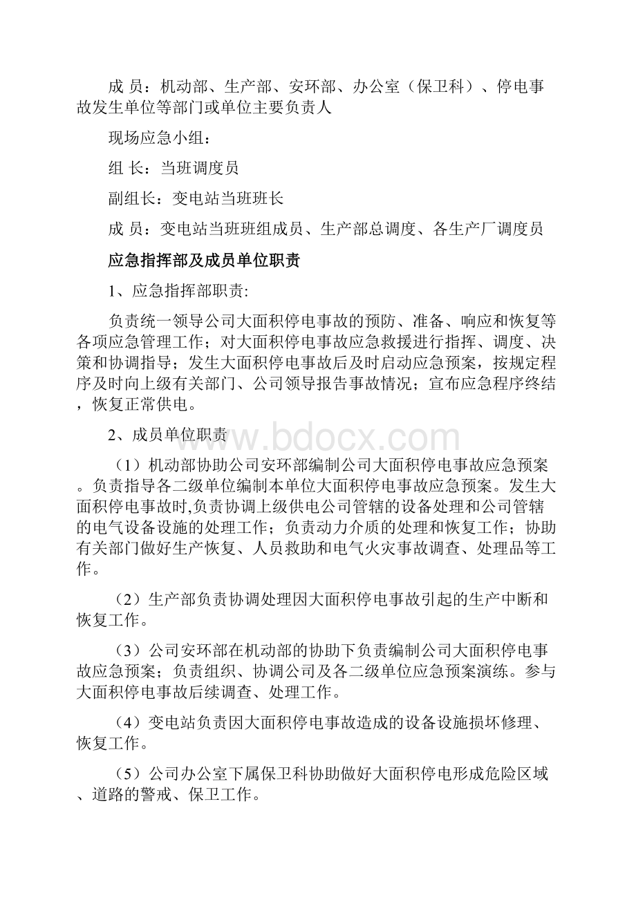 电网大面积停电事件专项应急预案.docx_第2页