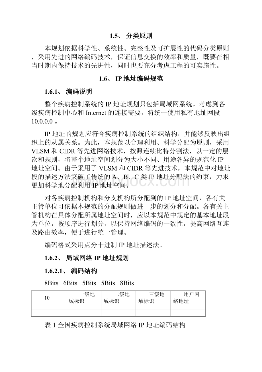 全国疾控系统IP地址规划.docx_第3页