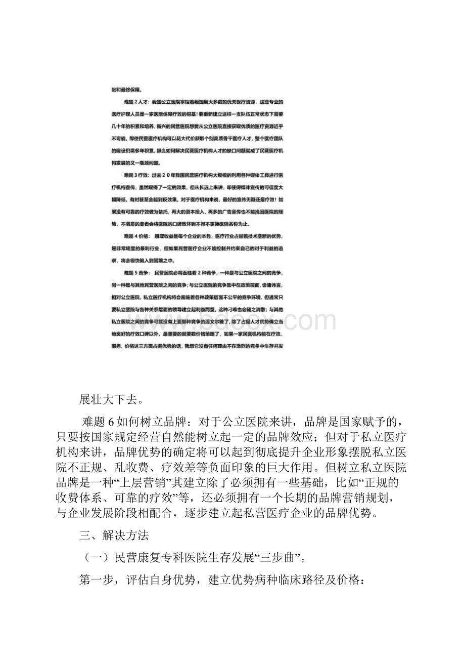 民营专科康复医院发展方案.docx_第2页