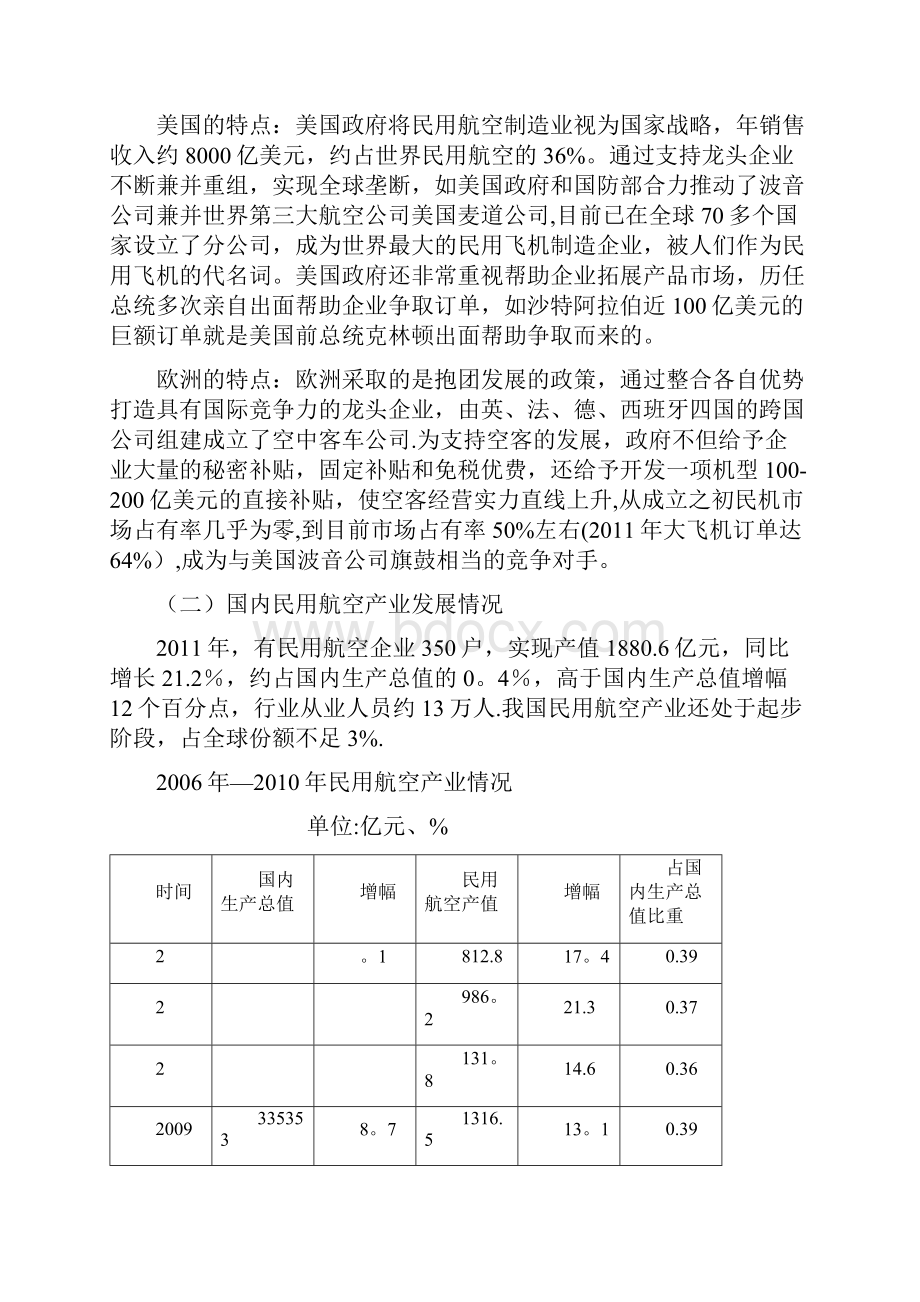 民用航空产业分析报告.docx_第3页