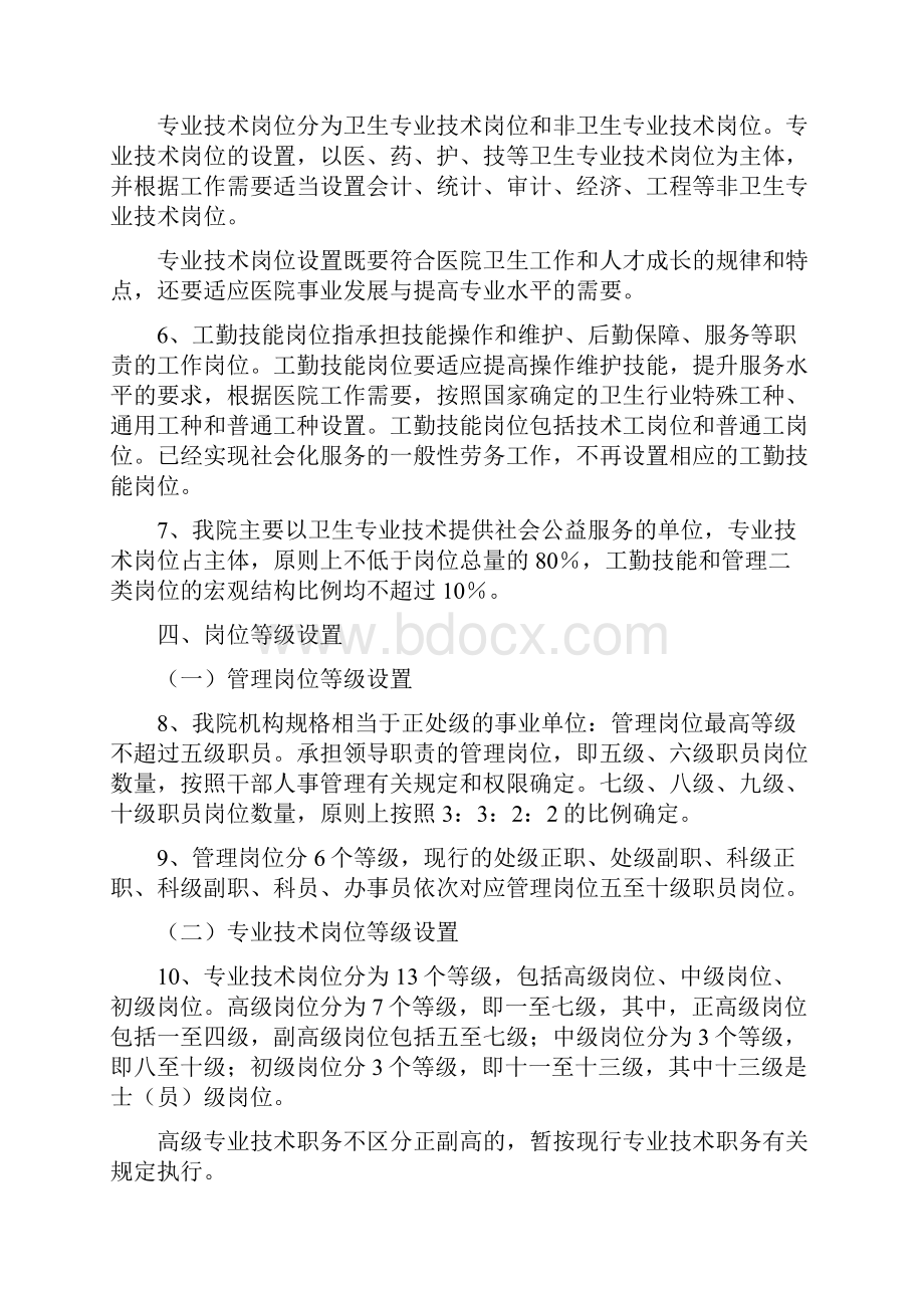 医院岗位设置方案.docx_第2页