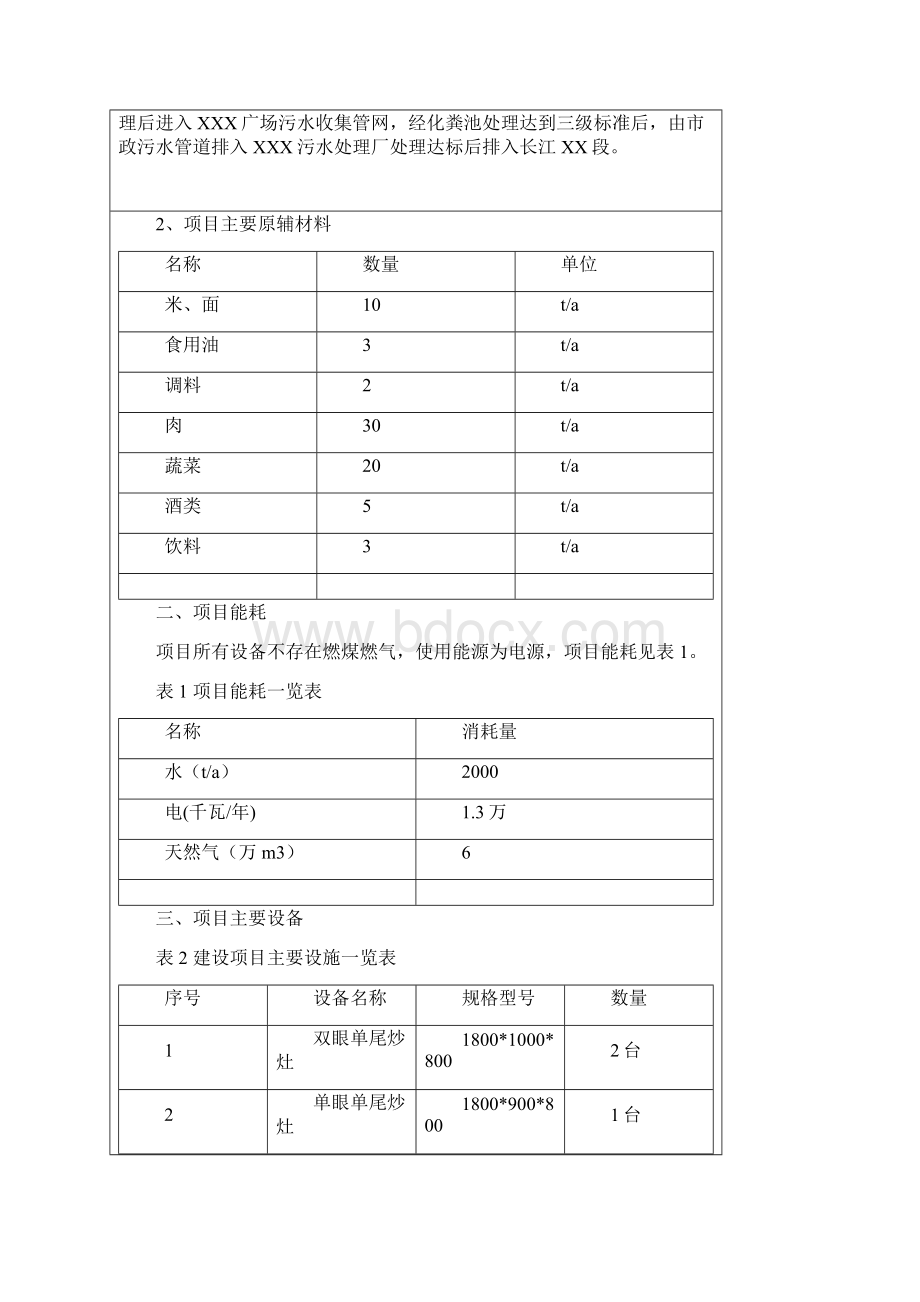 XX餐厅项目登记表分解教学提纲.docx_第3页