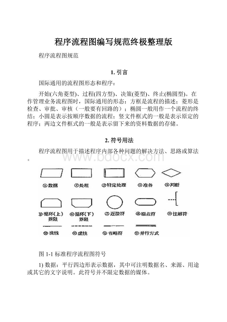 程序流程图编写规范终极整理版.docx_第1页