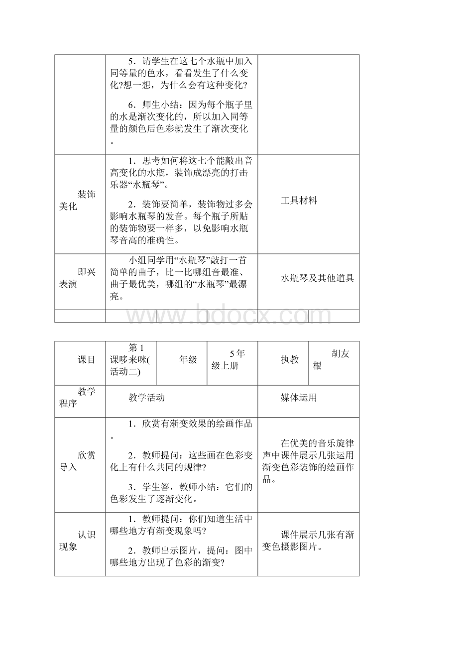 湘版美术第9册全册教案.docx_第2页