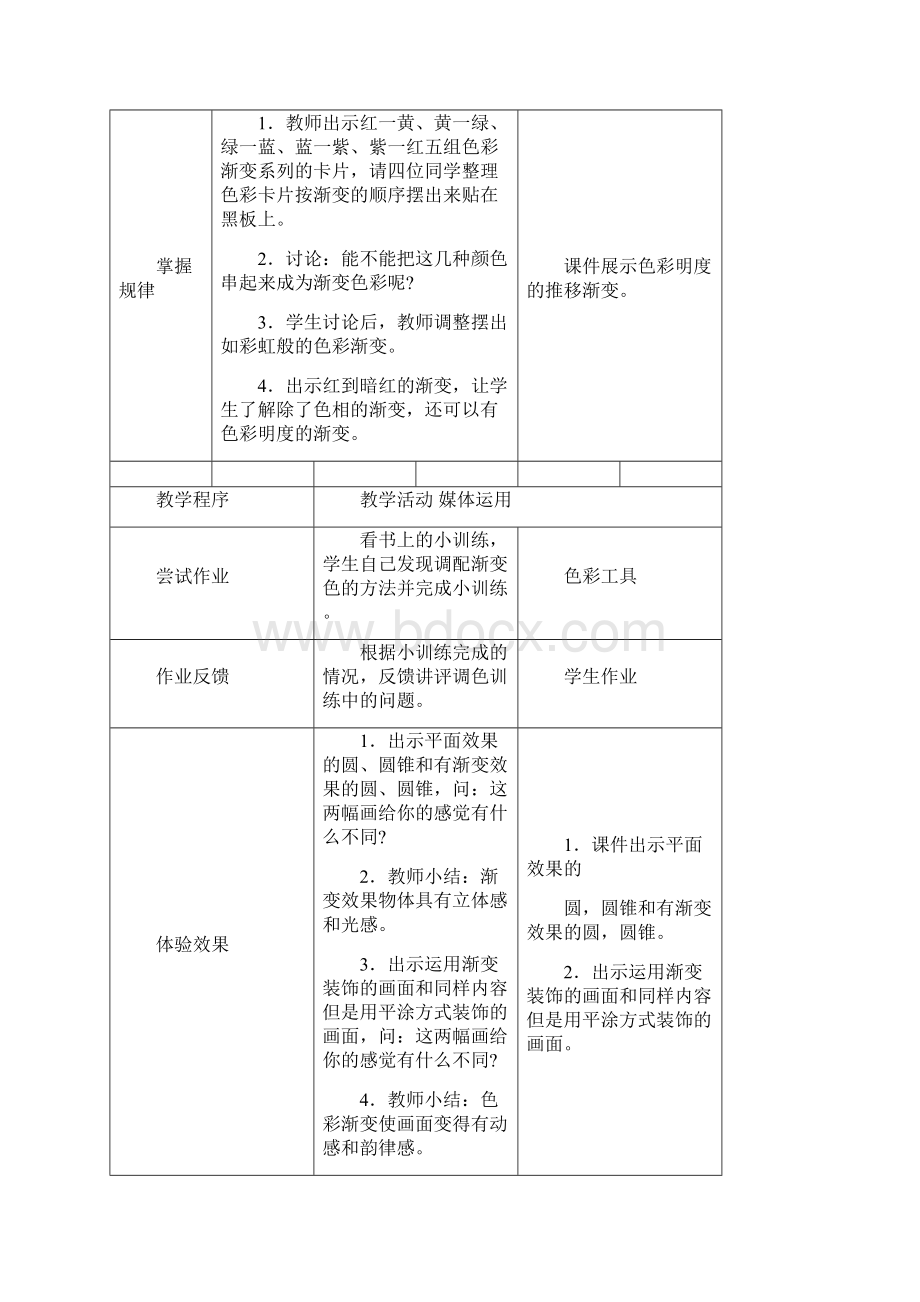 湘版美术第9册全册教案.docx_第3页