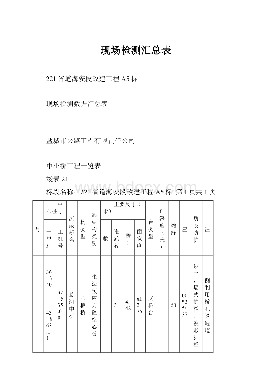 现场检测汇总表.docx_第1页