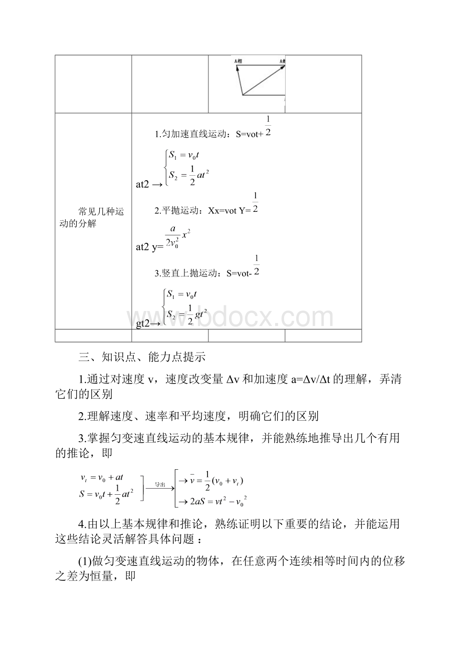 高三年级物理质点运动学专题复习汇总.docx_第3页