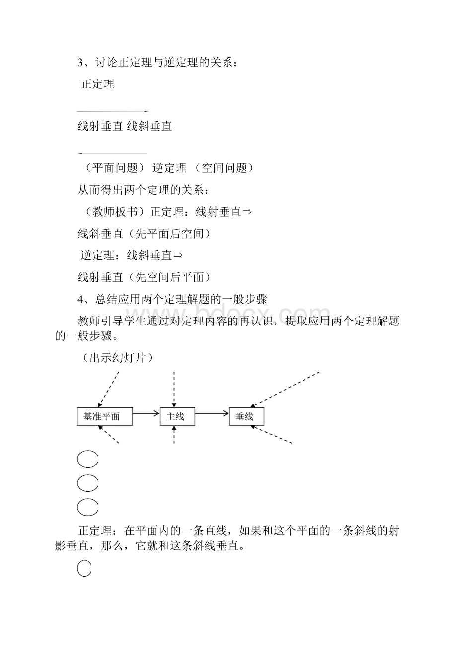 优秀参赛课件 《三垂线定理及其逆定理应用》教案及说明.docx_第3页