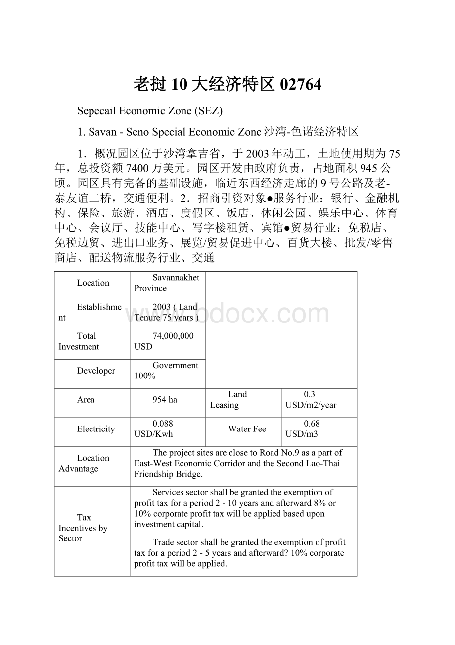 老挝10大经济特区02764.docx