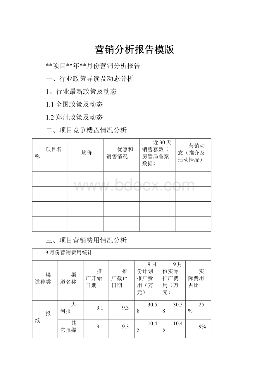 营销分析报告模版.docx