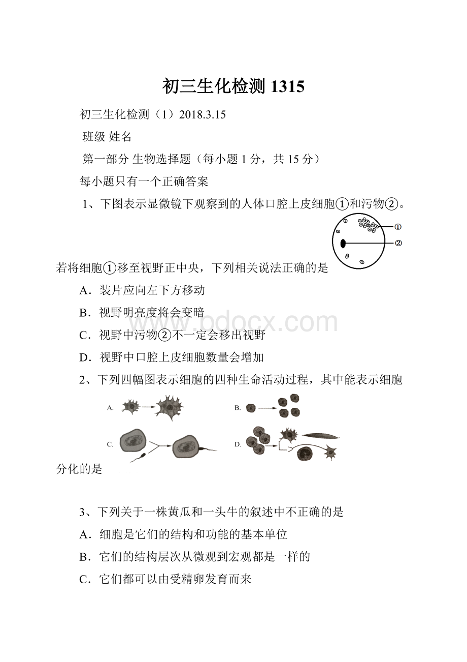 初三生化检测1315.docx