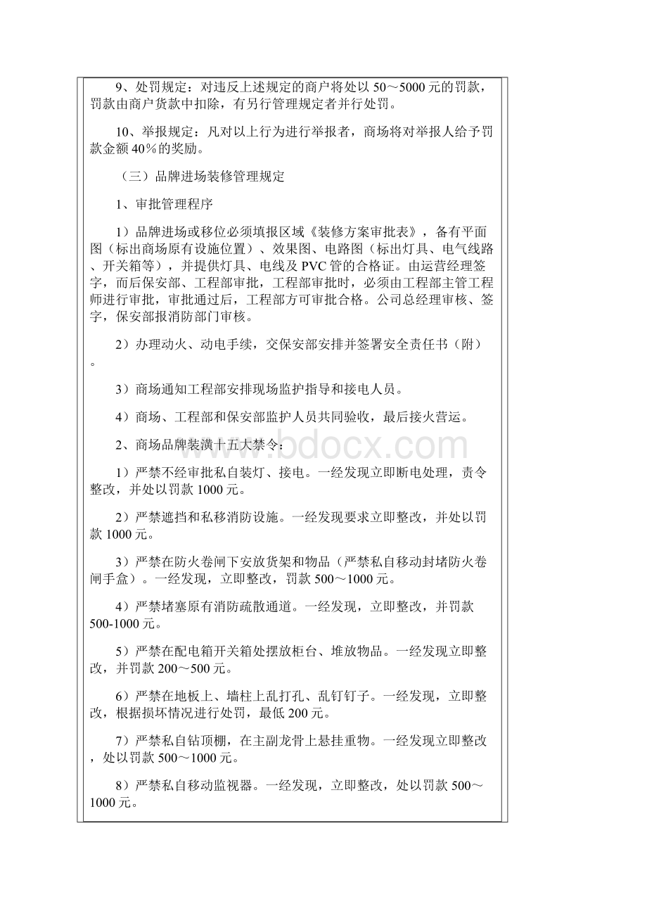 购物中心百货商场商户管理制度.docx_第3页