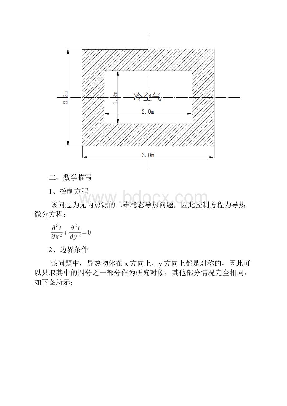 传热学上机作业墙角温度场分布的数值模拟.docx_第2页