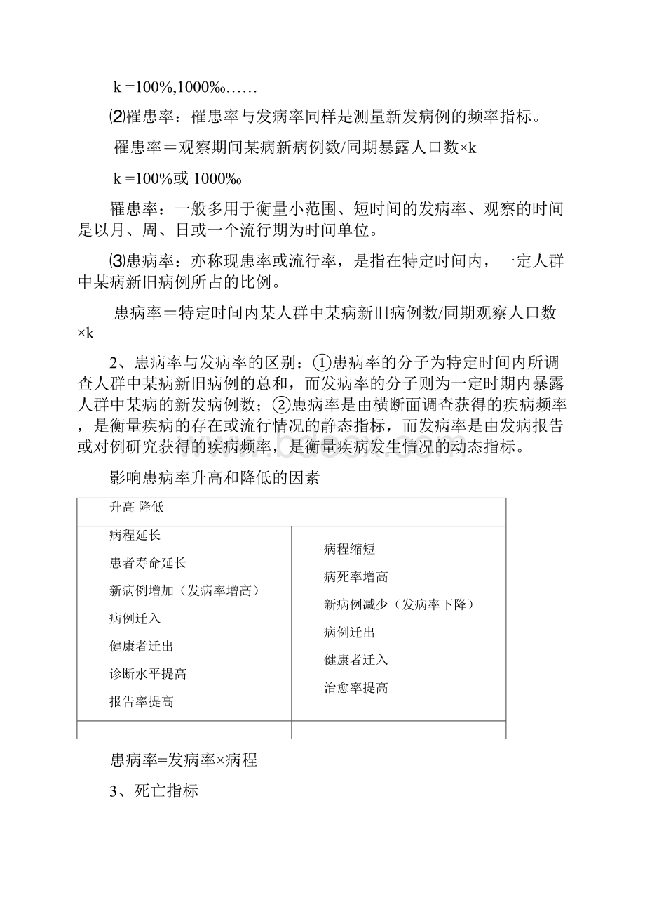 人卫第七版流行病学期末复习重点超全2.docx_第2页