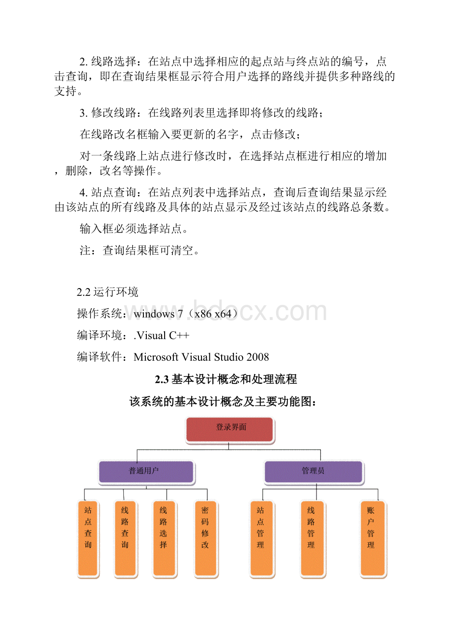 公交查询系统详细设计说明书.docx_第2页