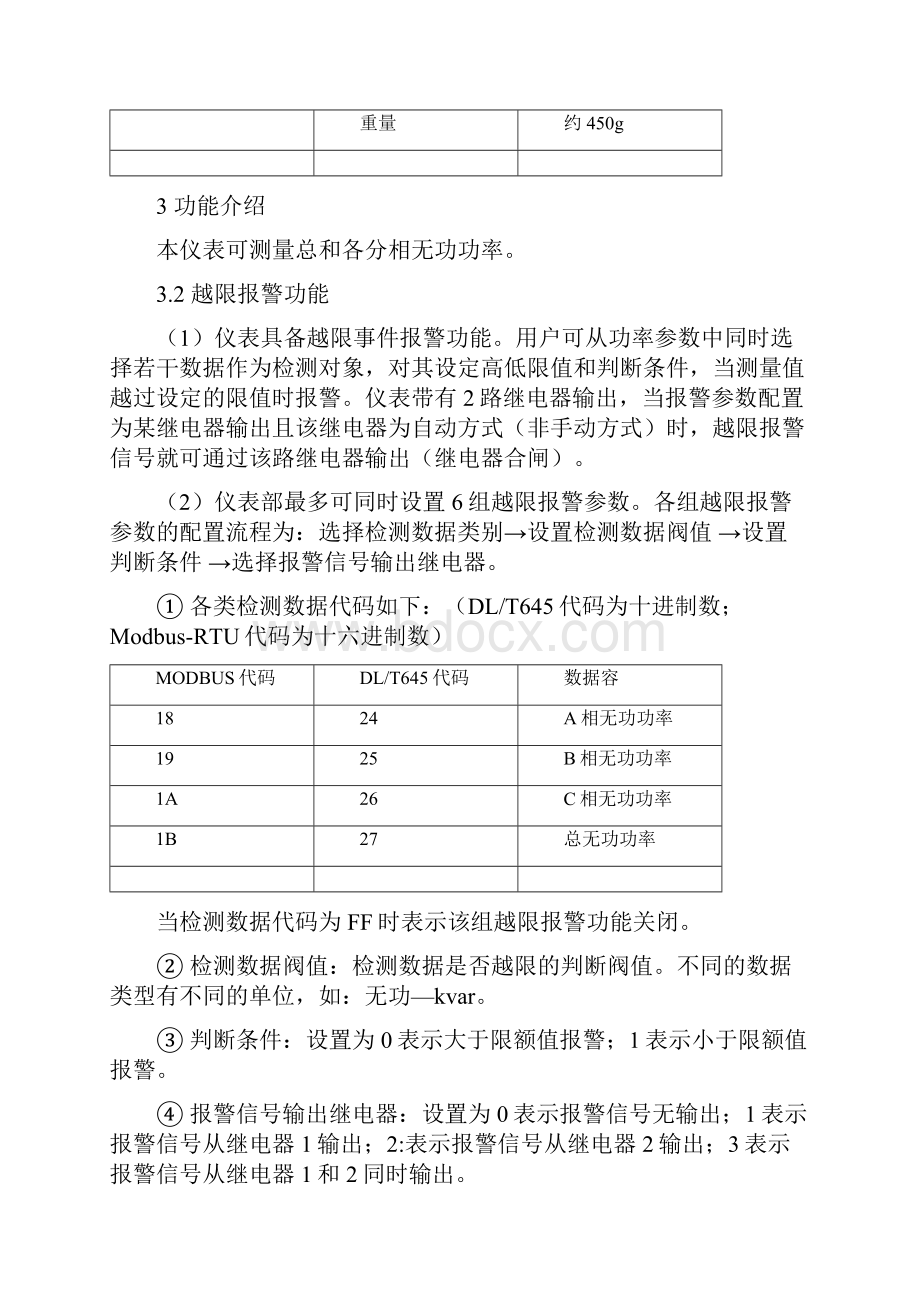 长沙威胜DTSD3429Q三相四线无功功率监测仪表格使用说明书.docx_第3页