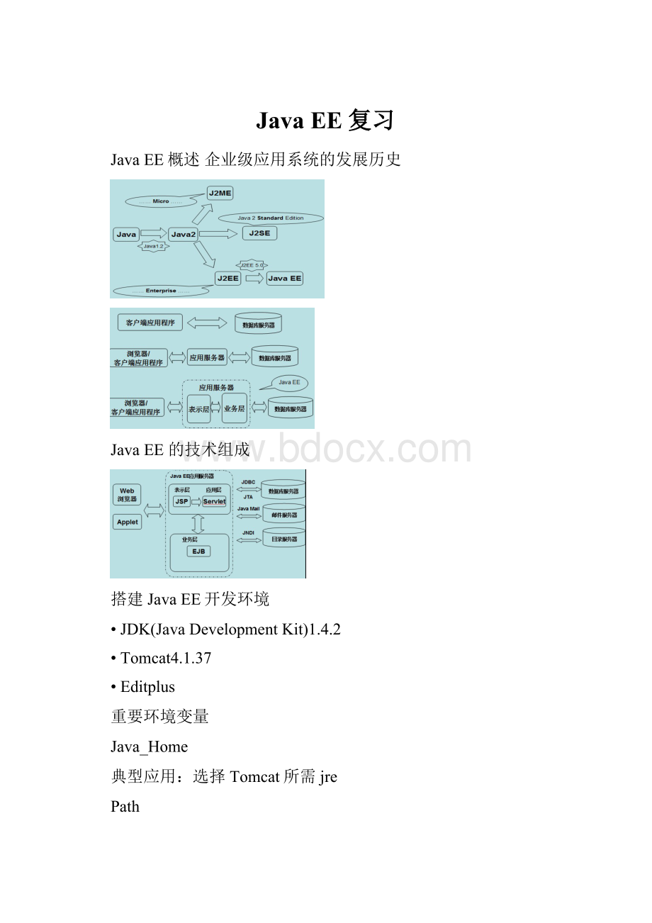 Java EE复习.docx_第1页