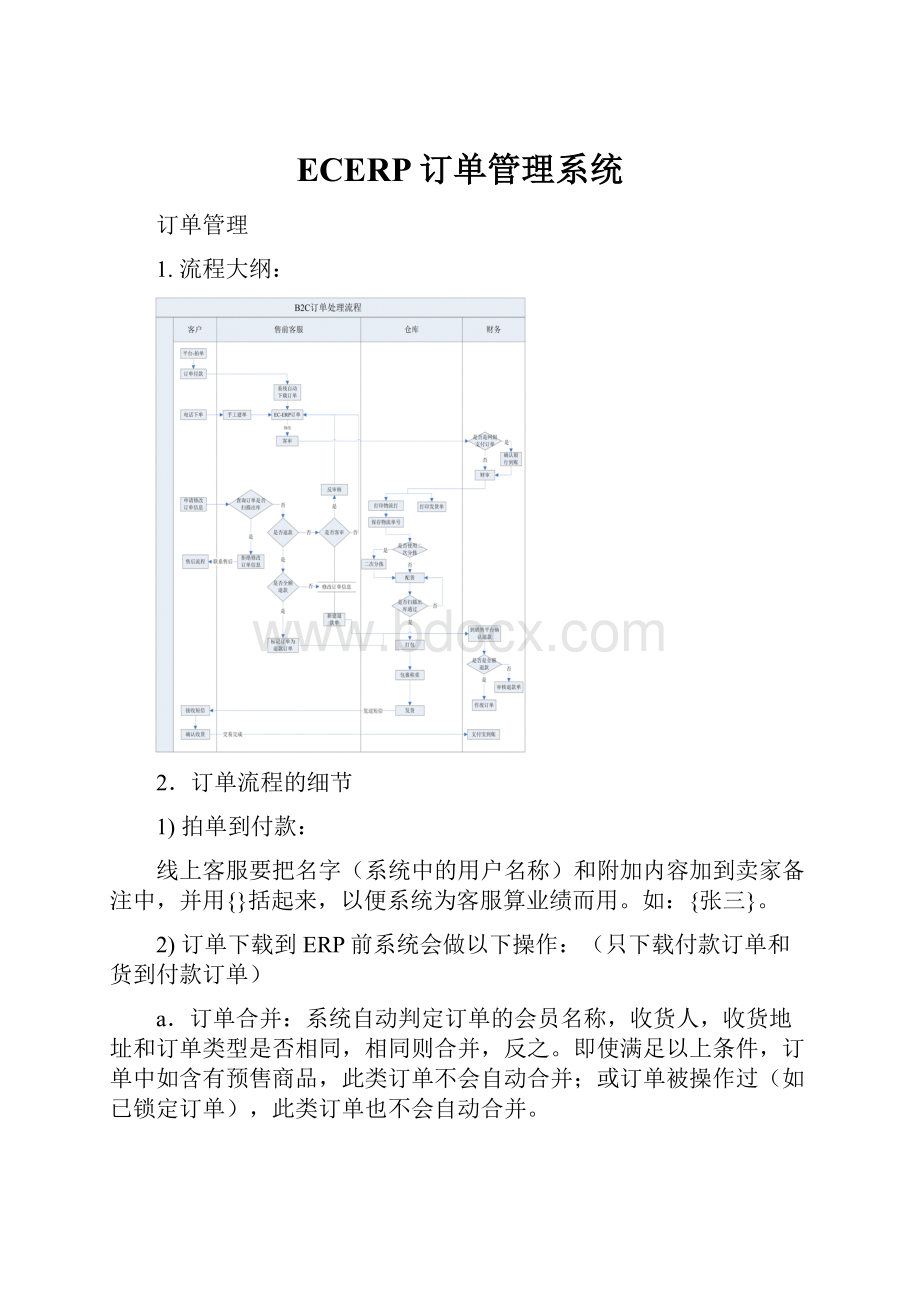 ECERP订单管理系统.docx