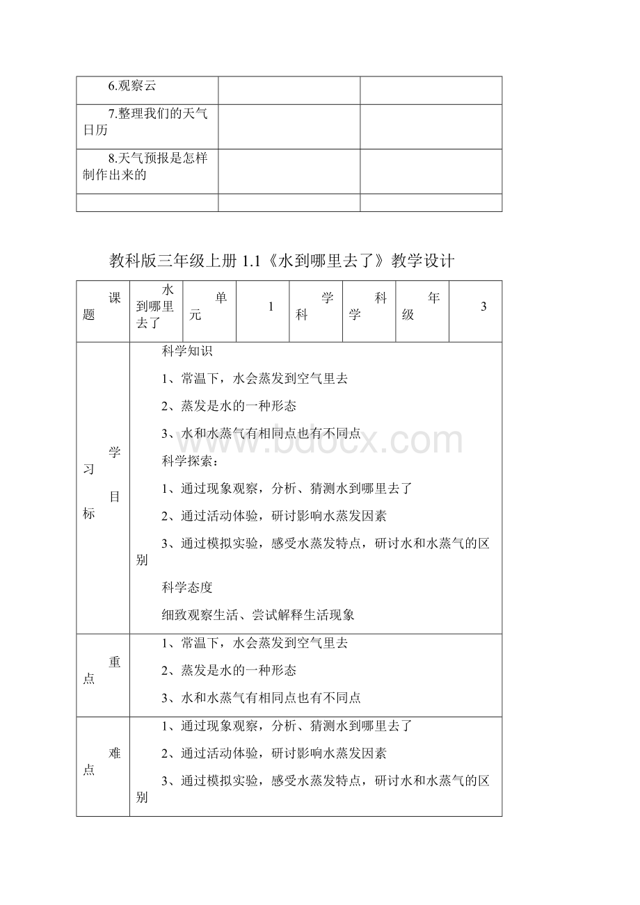 1教科科学版小学科学三年级上册全册 教案教学设计新教材精品.docx_第2页