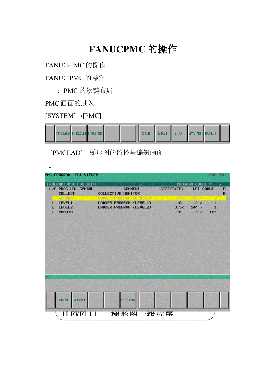 FANUCPMC的操作.docx