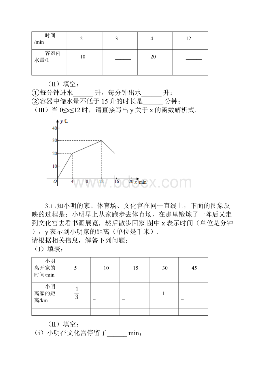 天津市数学中考专题训练一次函数实际问题.docx_第2页