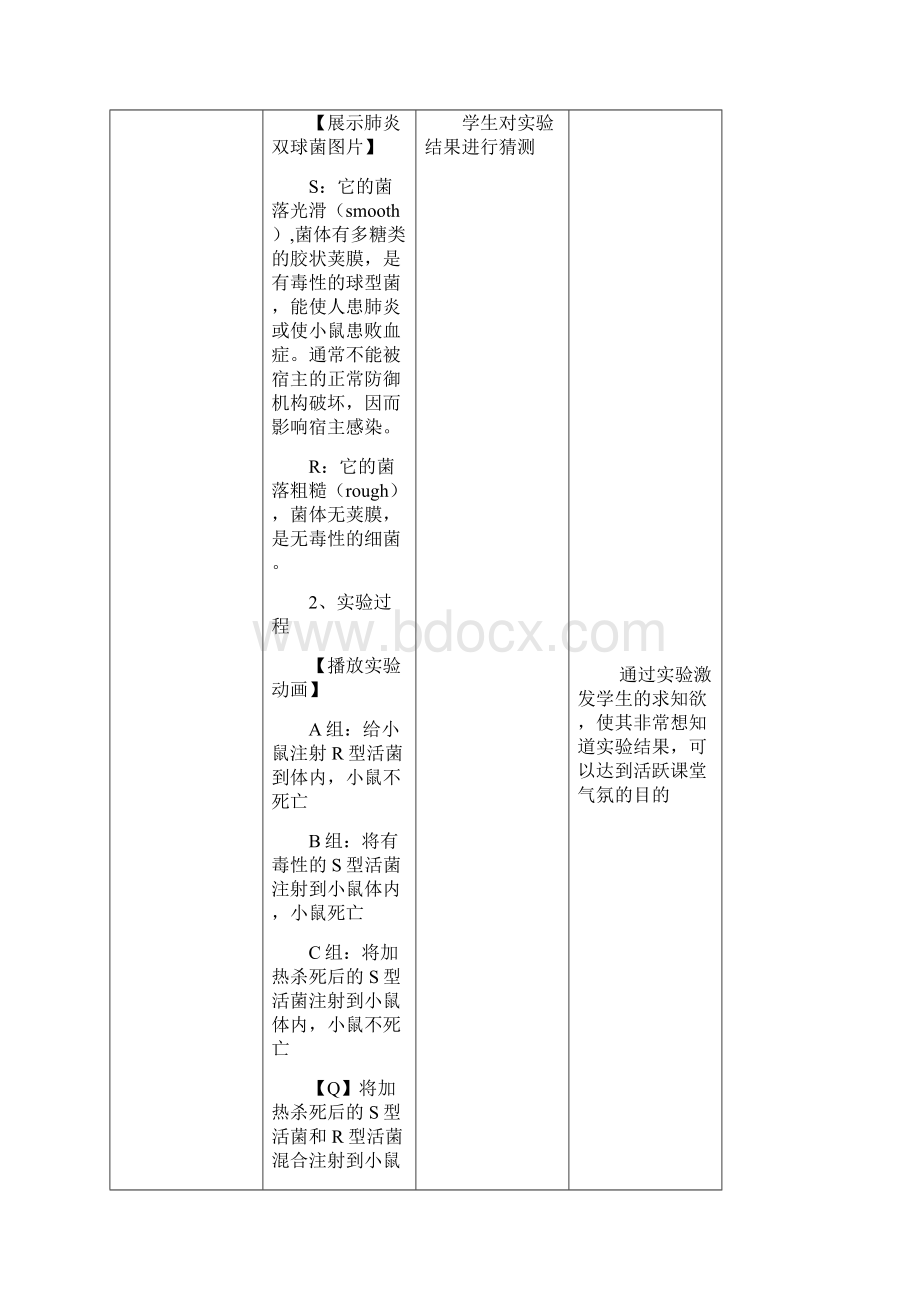 高中生物《核酸是遗传物质的证据》教案2 浙教版必修2.docx_第3页