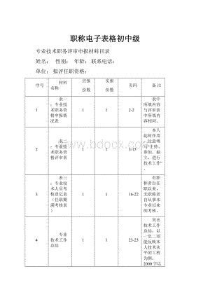 职称电子表格初中级.docx