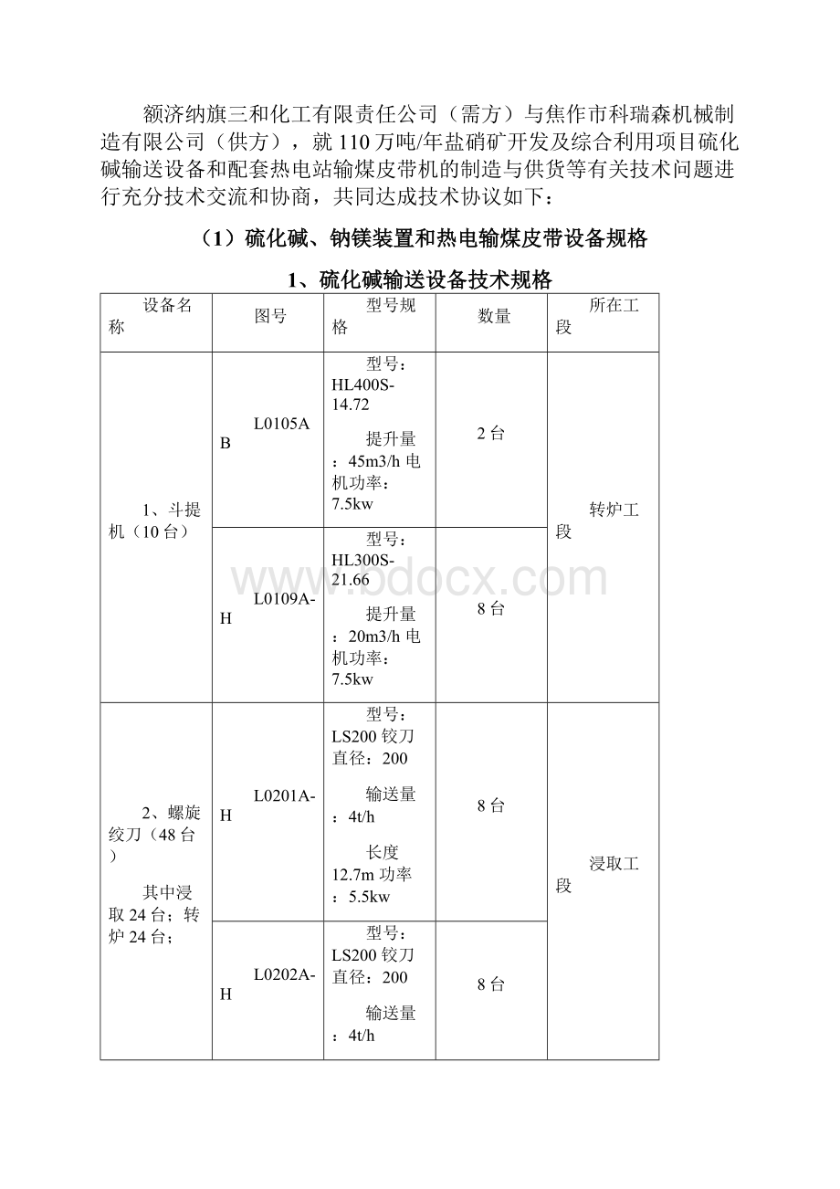 皮带机技术协议书汇总.docx_第2页