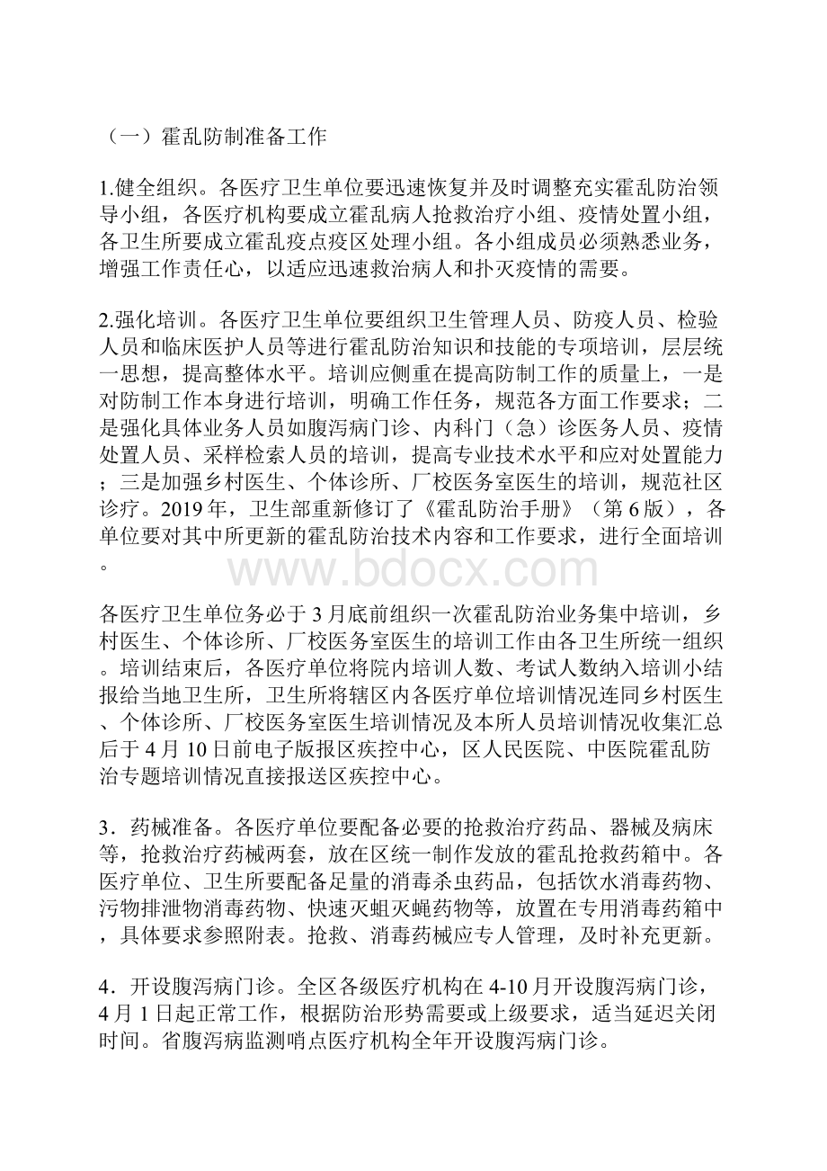 霍乱预防控制工作方案.docx_第2页