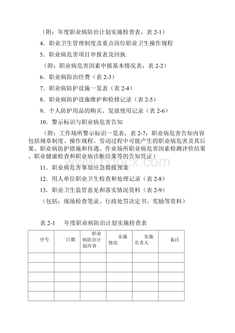 2职业卫生管理档案.docx_第2页