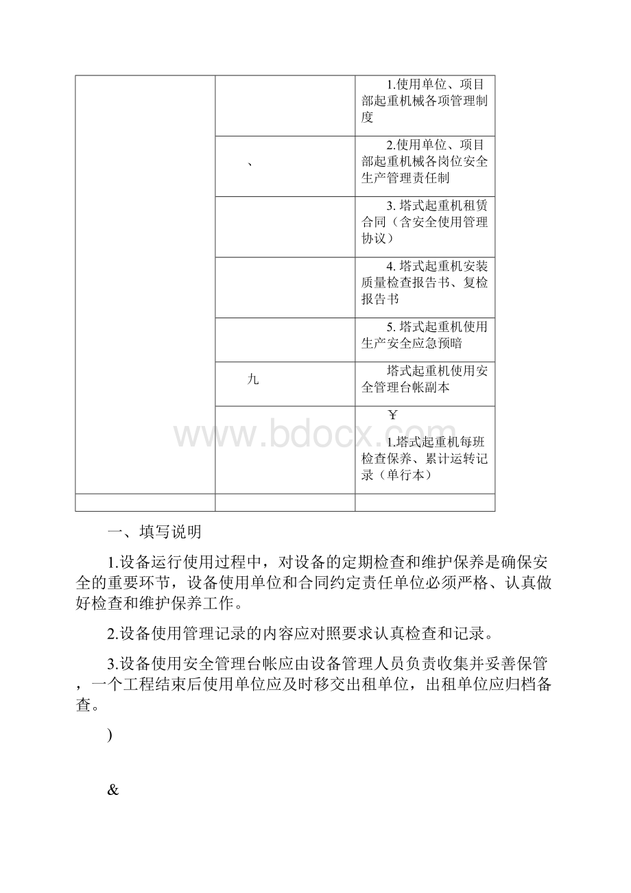 塔式起重机使用安全管理台账.docx_第3页