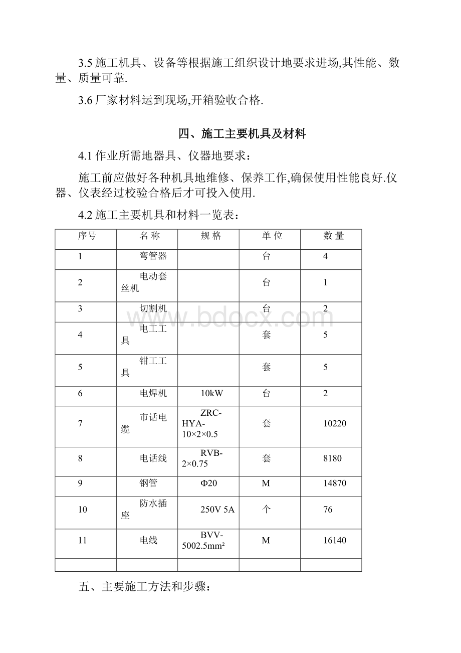 机主厂房及附属车间通信系统电气设备安装措施.docx_第3页