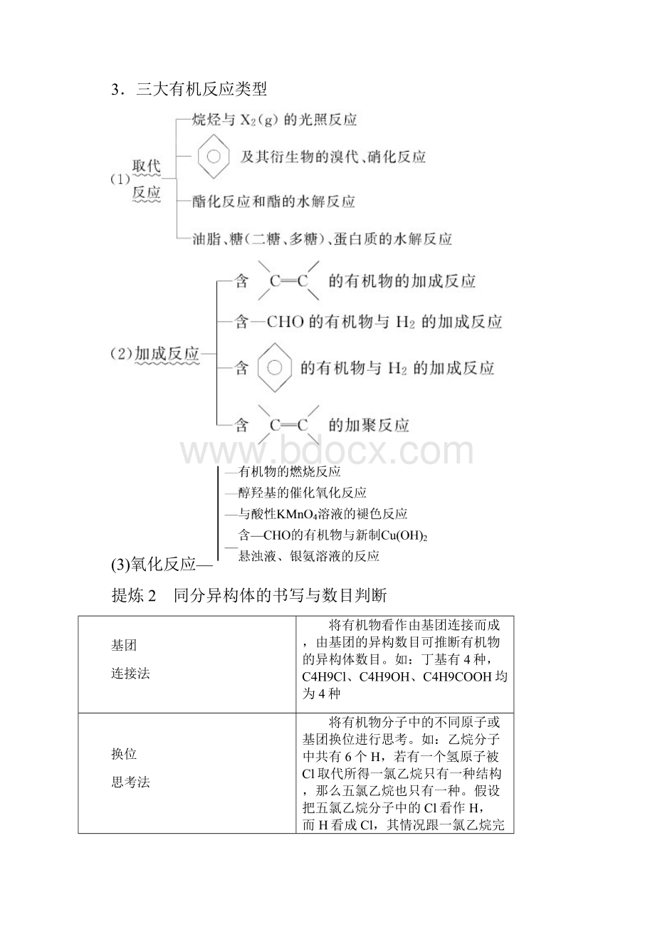 届二轮复习 常见的有机化合物 教案全国通用.docx_第3页