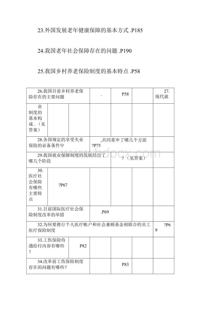 《社会保障》简答题论述题.docx_第3页