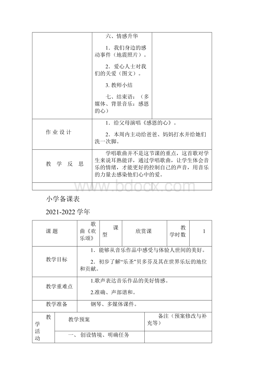 原创人教版六年级下册音乐教案含反思.docx_第3页