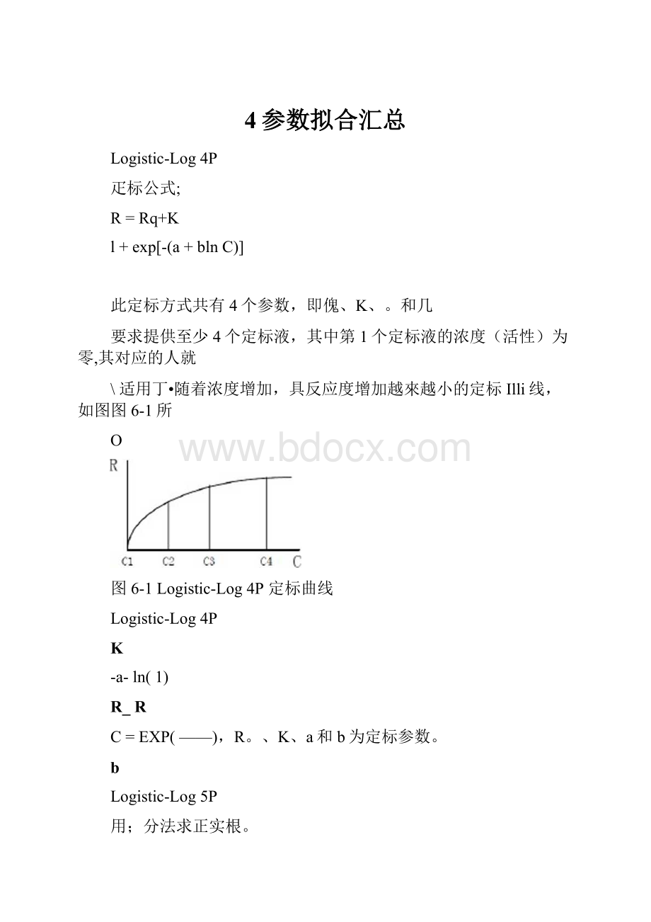 4参数拟合汇总.docx